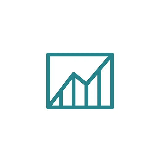 Imagem de um gráfico de crescimento representando análise de dados e desempenho empresarial, ideal para estratégias de crescimento de negócios.
